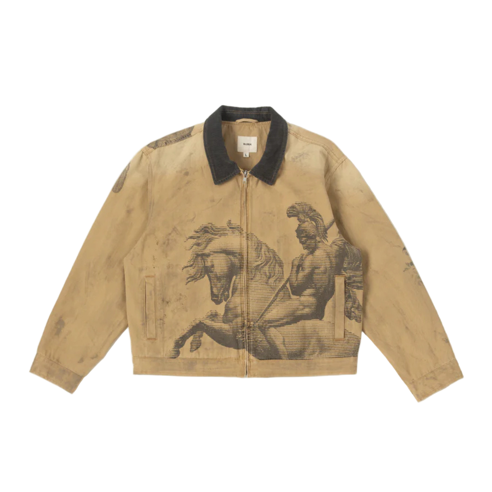 BLDG 4 Full Stack Zip-Up Jacket - Khaki