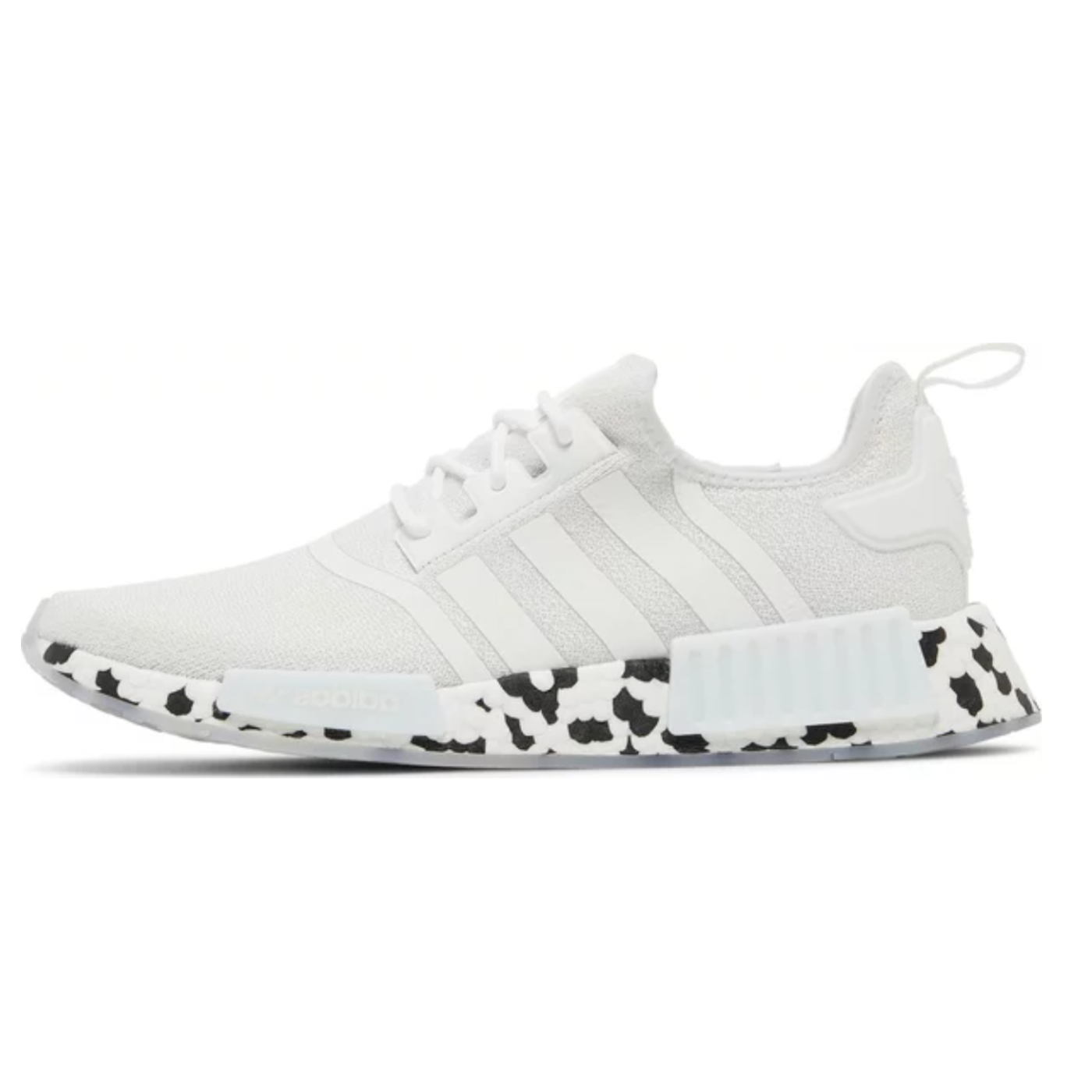 Men's Adidas NMD R1 - "White Black Speckle" Sole Play Men's Adidas NMD R1 - "White Black Speckle" Sole Play