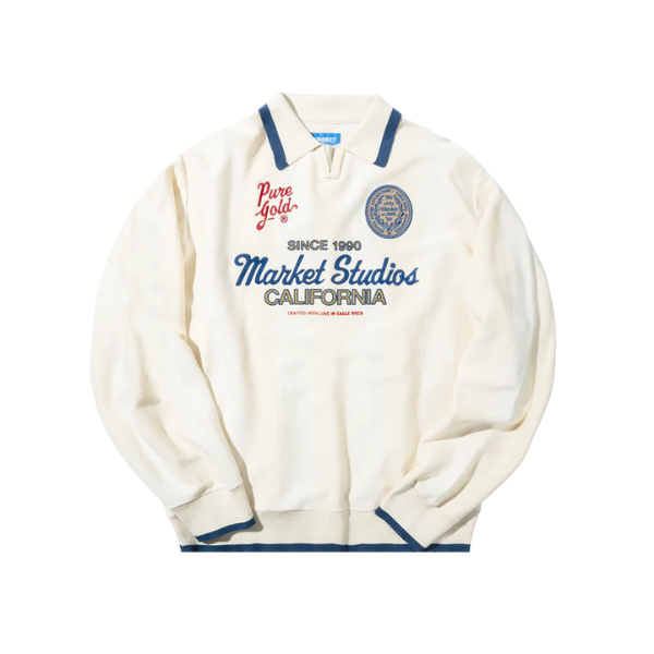 Market Pure Gold Collared Sweater - Buttercream