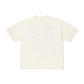 BLDG 4 Flames S/S Knit T-Shirt - Antique White