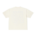 BLDG 4 Flames S/S Knit T-Shirt - Antique White