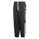 Adidas logo pants with a pure white background
