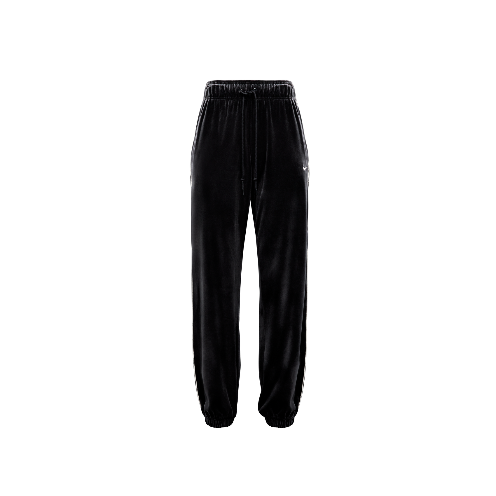 Women's Nike Sportswear Mid-Rise Velour Joggers - Black