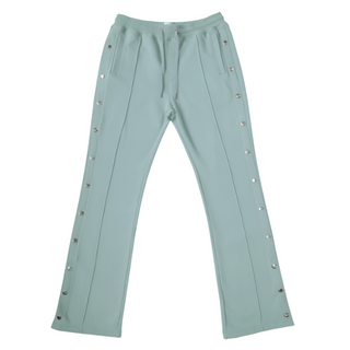 EPTM French Terry Snap Flared Pants - Sage