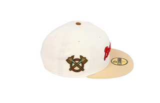 (Final Push) New Era 59Fifty Atlanta Braves 1876 Alternate Logo Side Patch " Eggnog Pack" Fitted Hat
