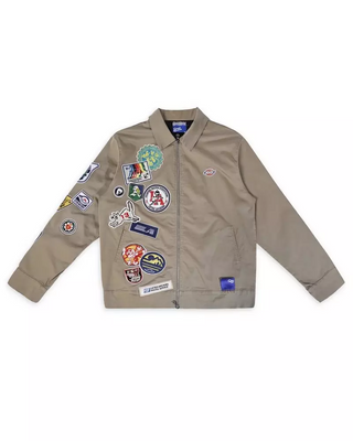 LIFTED ANCHORS PATCHED LIGHT MECHANIC JACKET | TAN