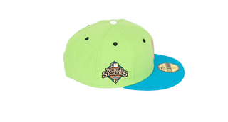 New Era 59Fifty Philadelphia Phillies 2008 World Series "Stone Age Pack" Fitted Hat - Lime Green