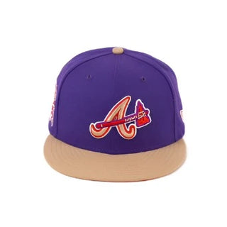 New Era 59Fifty Atlanta Braves 30th Season Fitted Hat - True Purple