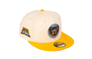 New Era 59Fifty Chicago Cubs 100 Years Wrigley Field "Variety Pack 1" Fitted Hat - Chrome White/Gold