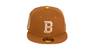 New Era 59Fifty Boston Braves 1943 All Star Game "Stone Age Pack" Fitted Hat - Peanut