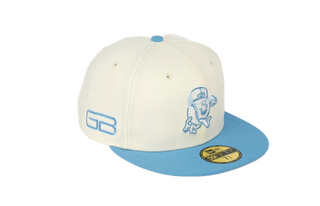 (Final Push) New Era 59Fifty Greenville Braves "Kids Classics Pt.1" Fitted Hat - Chrome White