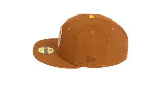 New Era 59Fifty Boston Braves 1943 All Star Game "Stone Age Pack" Fitted Hat - Peanut