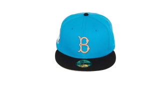 (Final Push) New Era 59Fifty Brooklyn Dodgers 1949 All Star Game "Stone Age Pack" Fitted Hat - Blue