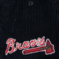 Mitchell & Ness MLB Atlanta "Sueduroy" Snapback - Navy/Red