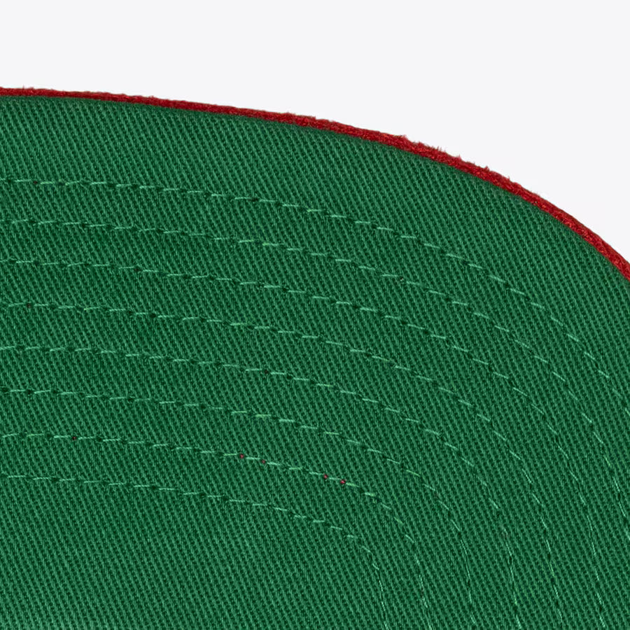Mitchell & Ness MLB Atlanta "Sueduroy" Snapback - Navy/Red