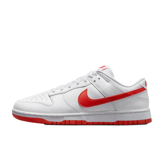 Men's Nike Dunk Low Retro - White/Picante Red