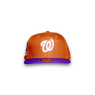 (Final Push) New Era 59Fifty Washington Nationals 45th Anniversary "Movie Pack" Fitted Hat - Toasted Peanut