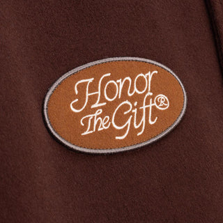 Honor The Gift Letterman Jacket - Brown