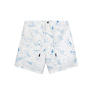 Paper Planes UV Sketch Print Shorts - White/Blue