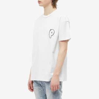 PURPLE BRAND BUBBLE P TEE WHITE