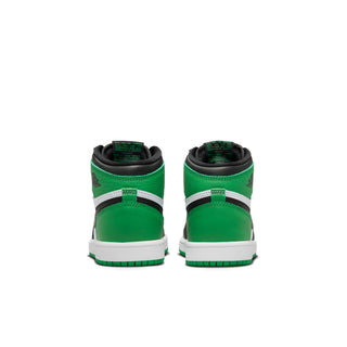 Pre School Jordan 1 Retro High OG - Black/Lucky Green-White