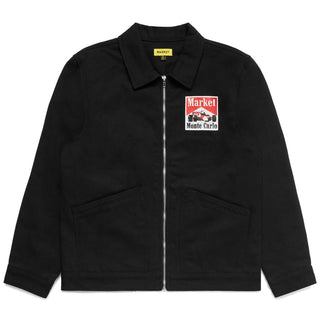 MARKET RACING LOGO COACH JACKET | BLACK