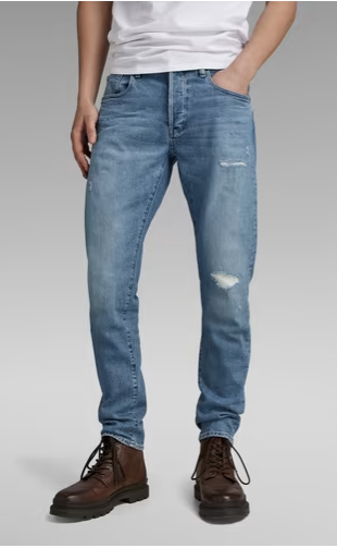 ($) G-Star Raw 3301 Slim Denim - Faded Niagara
