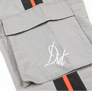 Men's Diet Starts Monday Cargo Track Pants - Grey