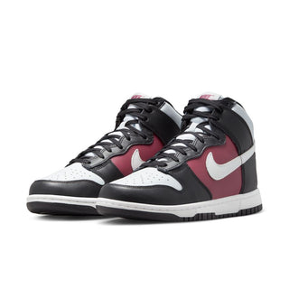WMNS NIKE DUNK HIGH - BLACK/SUMMIT WHITE-ROSEWOOD