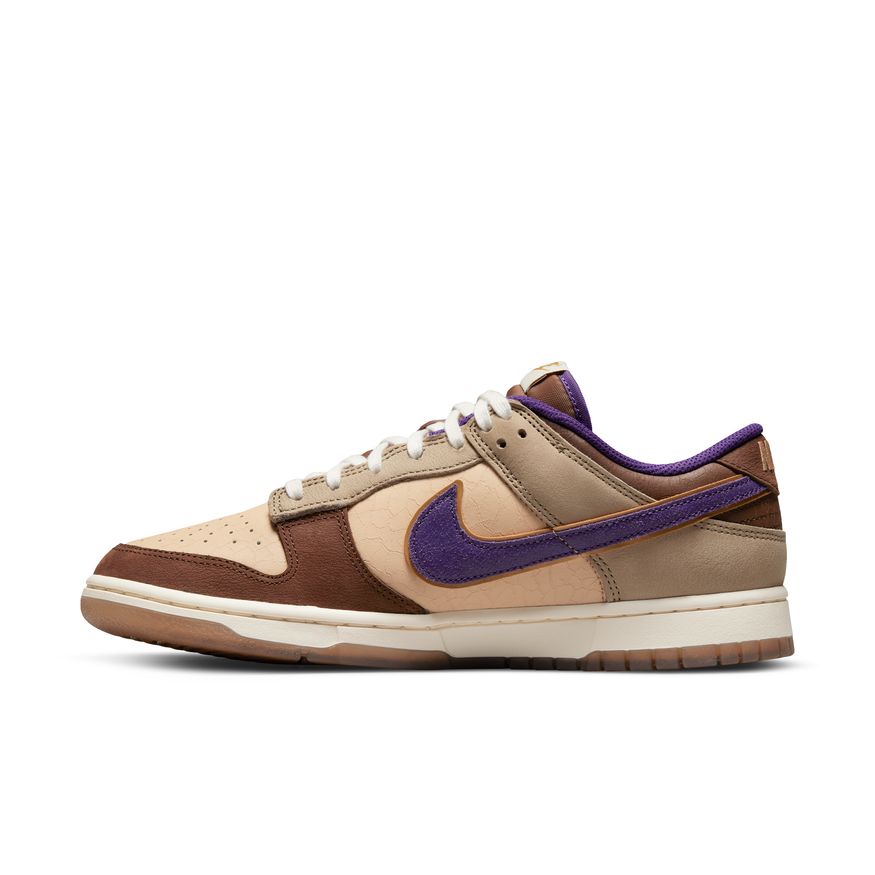 Men's Nike Dunk Low Premium - White Onyx/Court Purple