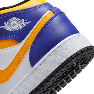 Air Jordan 1 Mid GS - Dark Concord/Taxi