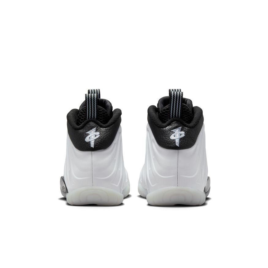 Grade School Nike Little Posite One - White/Metallic Silver