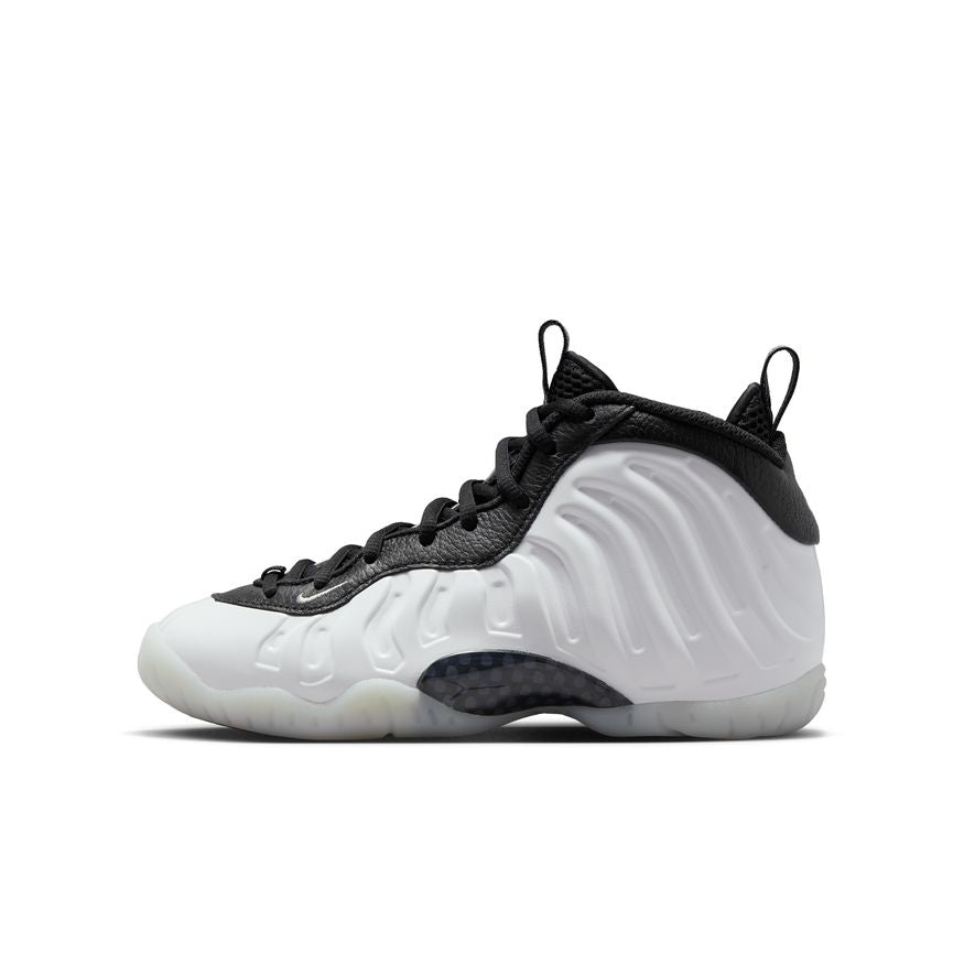 Grade School Nike Little Posite One - White/Metallic Silver