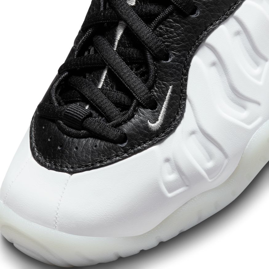 Grade School Nike Little Posite One - White/Metallic Silver