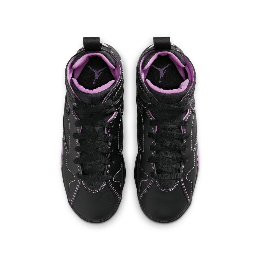 Grade School Air Jordan 7 Retro - Black/Barely Grape