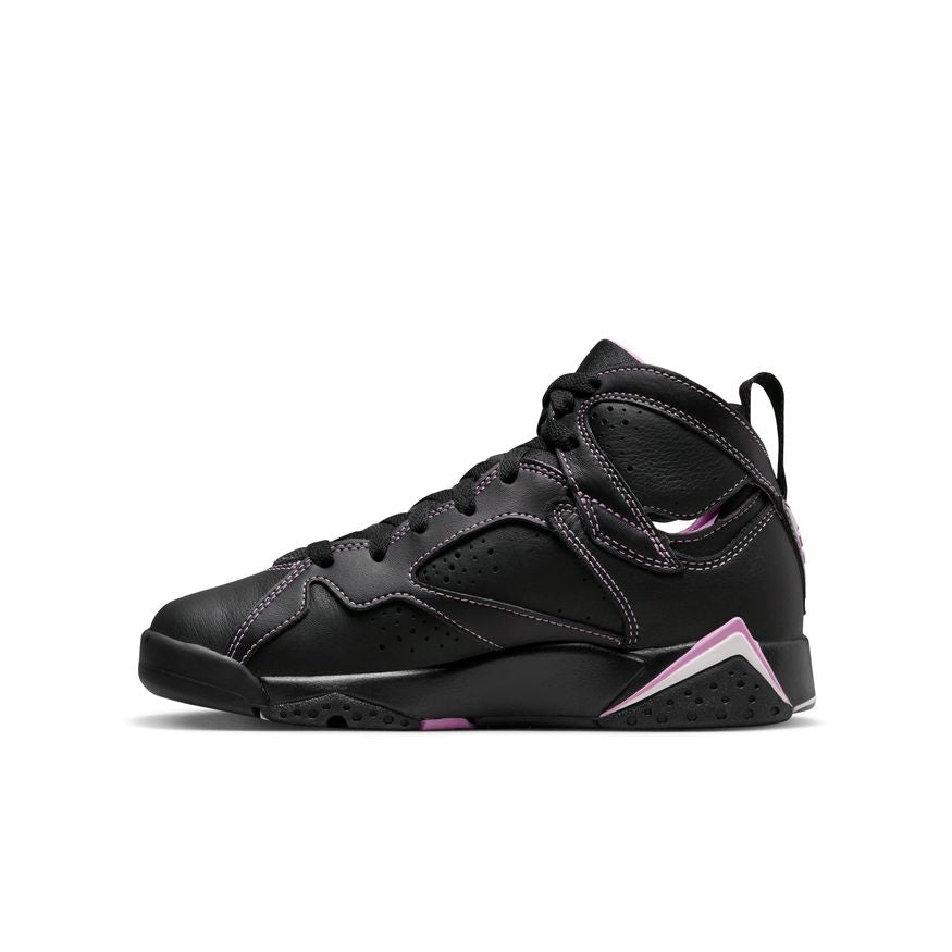 Grade School Air Jordan 7 Retro - Black/Barely Grape