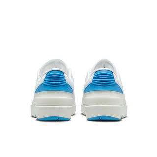 Women's Air Jordan 2 Retro Low - WHITE/GYM RED-DK POWDER BLUE-SAIL