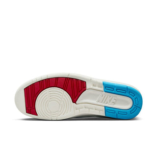 Women's Air Jordan 2 Retro Low - WHITE/GYM RED-DK POWDER BLUE-SAIL
