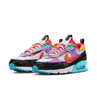 Women's Air Max 90 Futura - WHITE/BRIGHT CRIMSON-FUCHSIA DREAM