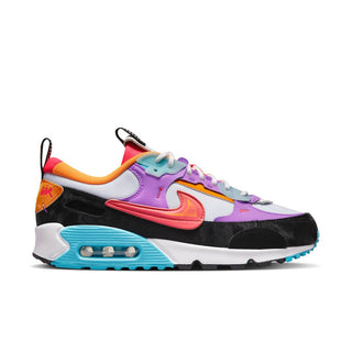 Women's Air Max 90 Futura - WHITE/BRIGHT CRIMSON-FUCHSIA DREAM