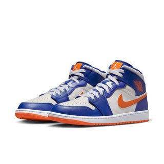 Men's Air Jordan 1 Mid - Game Royal/Rush Orange