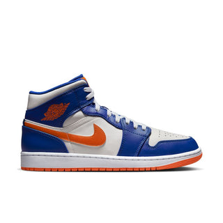 Men's Air Jordan 1 Mid - Game Royal/Rush Orange