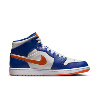 Men's Air Jordan 1 Mid - Game Royal/Rush Orange