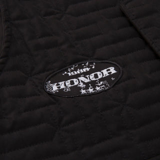 Men's Honor The Gift Quilted Vest - Black