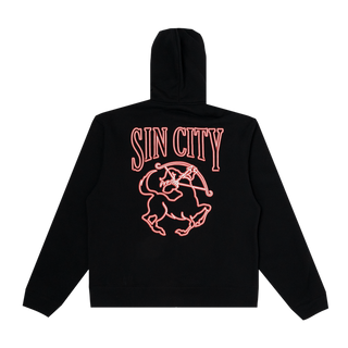 SINCLAIR GLOBAL ZIP UP HOODIE | BLACK