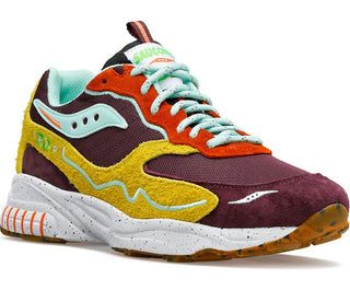 Men's Saucony 3D Grid Hurricane - BROWN | MUSTARD