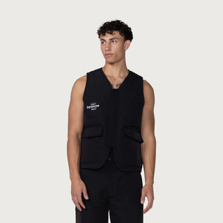 Men's Honor The Gift Quilted Vest - Black