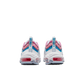 Grade School Nike Air Max 97 SE - White/Blue Lightning