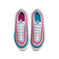 Grade School Nike Air Max 97 SE - White/Blue Lightning