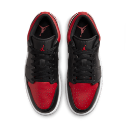 Men's Air Jordan 1 Low - Black/Gym Red